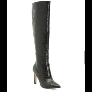 Nine West Leather Knee High Boots